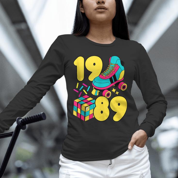 1989 Retro Raised In The 80s Old School Nostalgia Vibes Unisex Long Sleeve T-Shirt