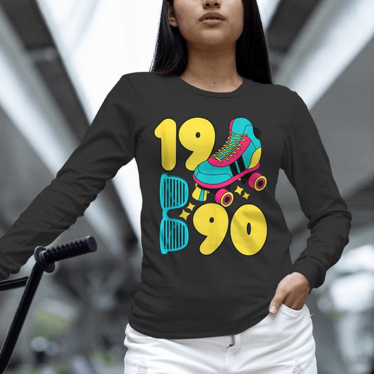 1990 Retro Raised In The 90s Old School Nostalgia Vibes Unisex Long Sleeve T-Shirt
