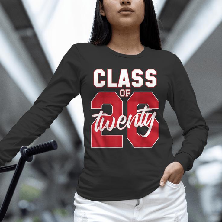 2 Sided Class Of 2026 Senior 2026 Graduation Unisex Long Sleeve T-Shirt