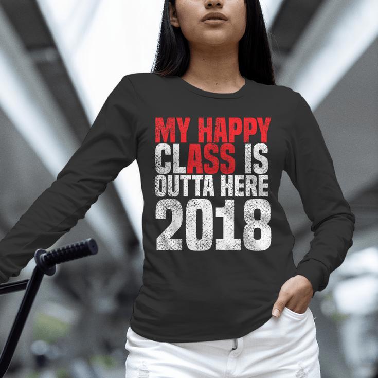2018 Senior Graduation My Happy Class Shirt Unisex Long Sleeve T-Shirt