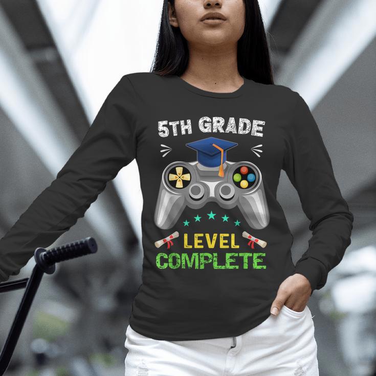 5th Grade Level Complete Gaming Graduation Class 2023 Gamer Unisex Long Sleeve T-Shirt