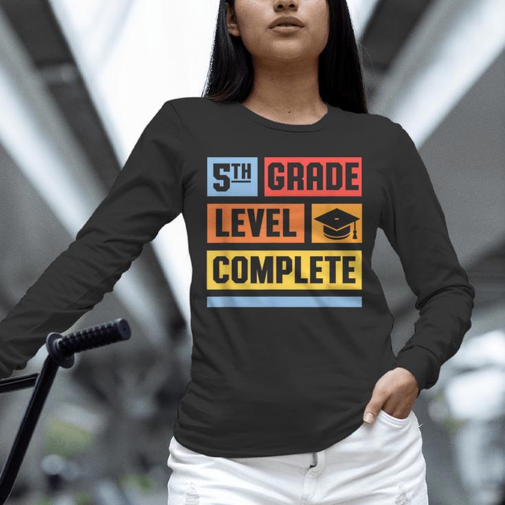 5th Grade Level Complete Shirt Graduation Last Day Of School Unisex Long Sleeve T-Shirt