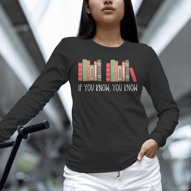 6 7 If You Know You Know Book Lover Six Seven Meme Unisex Long Sleeve T-Shirt