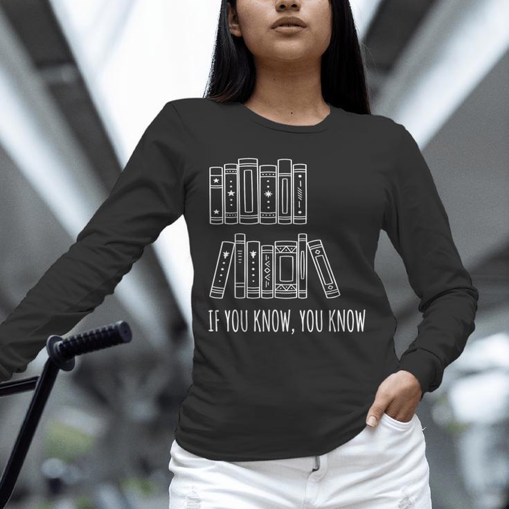 6 7 If You Know You Know Books Six Seven Meme Unisex Long Sleeve T-Shirt