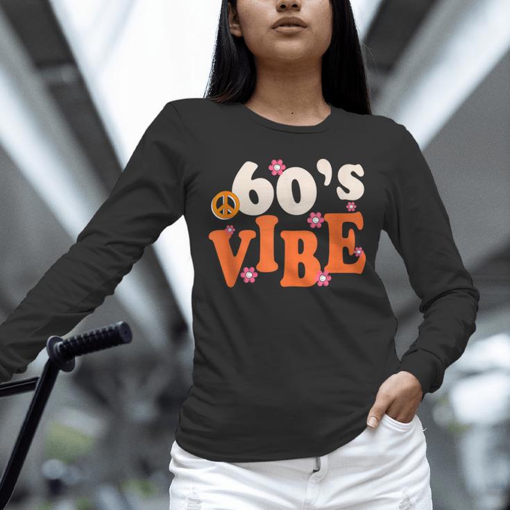 60's Vibe Retro Nostalgia Classic Mixtape Era 1960s Party Unisex Long Sleeve T-Shirt