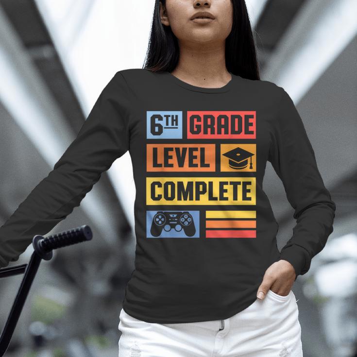 6th Grade Level Complete Shirt Graduation Last Day Of School Unisex Long Sleeve T-Shirt