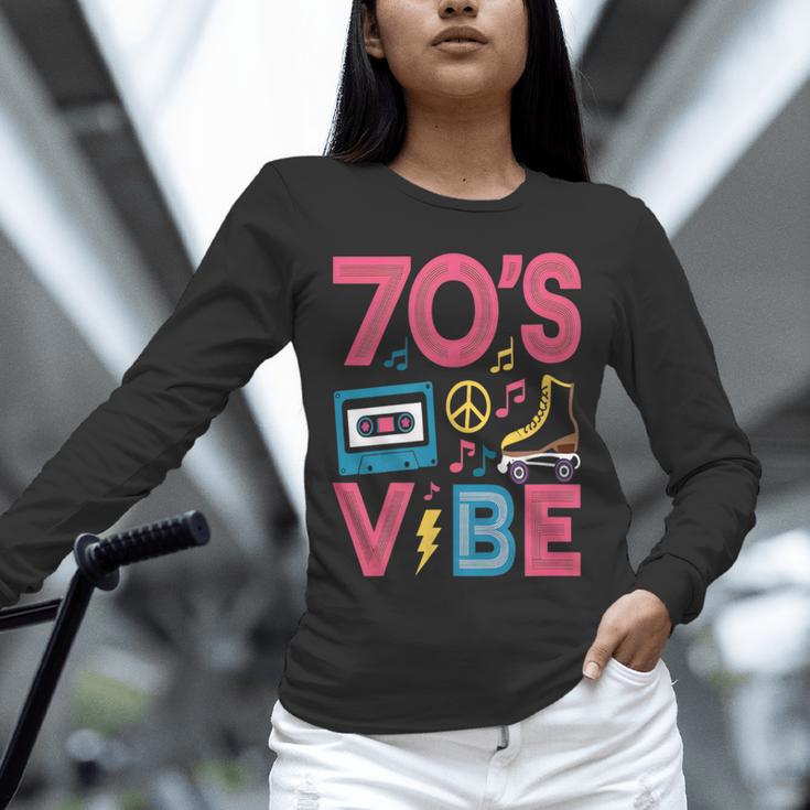70s Retro Style Roller Skate Cassette Music Nostalgia Unisex Long Sleeve T-Shirt 70s Retro Style Roller Skate Cassette Music Nostalgia Unisex Long Sleeve T-Shirt
