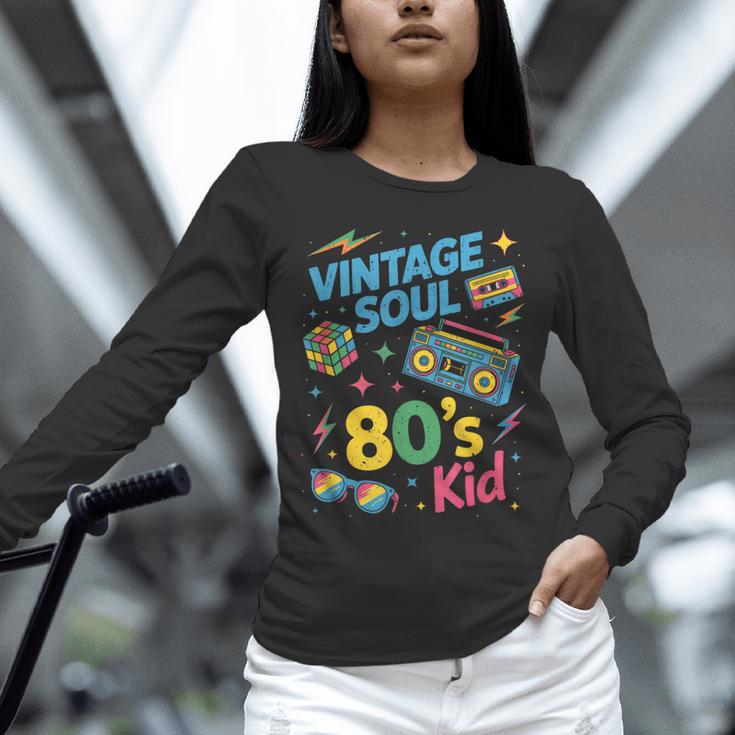 80’s Kid Nostalgia Retro Music Lover Retro 1980s Throwback Unisex Long Sleeve T-Shirt 80’s Kid Nostalgia Retro Music Lover Retro 1980s Throwback Unisex Long Sleeve T-Shirt