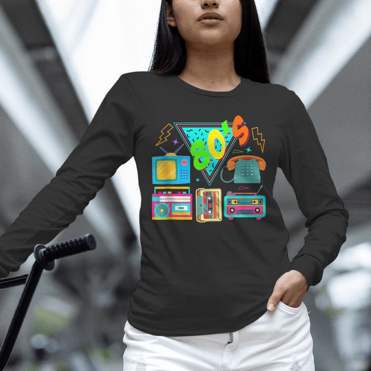 80's Vintage Cassette Tape Nostalgia Mixtape Era 1980s Retro Unisex Long Sleeve T-Shirt