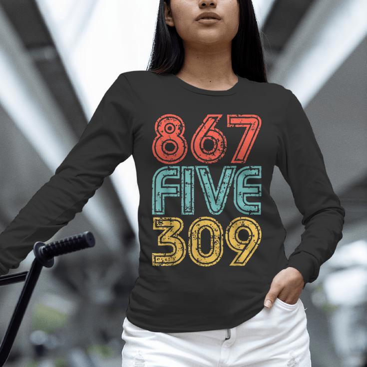 8675309 Retro Vintage 80's 90's Music Nostalgia Unisex Long Sleeve T-Shirt 8675309 Retro Vintage 80's 90's Music Nostalgia Unisex Long Sleeve T-Shirt