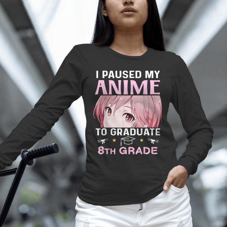 8th Grade Graduation Anime 2024 Graduate Middle School Girls Unisex Long Sleeve T-Shirt