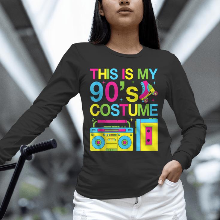 This Is My 90's Costume Retro 1990s Style Cassette Nostalgia Unisex Long Sleeve T-Shirt
