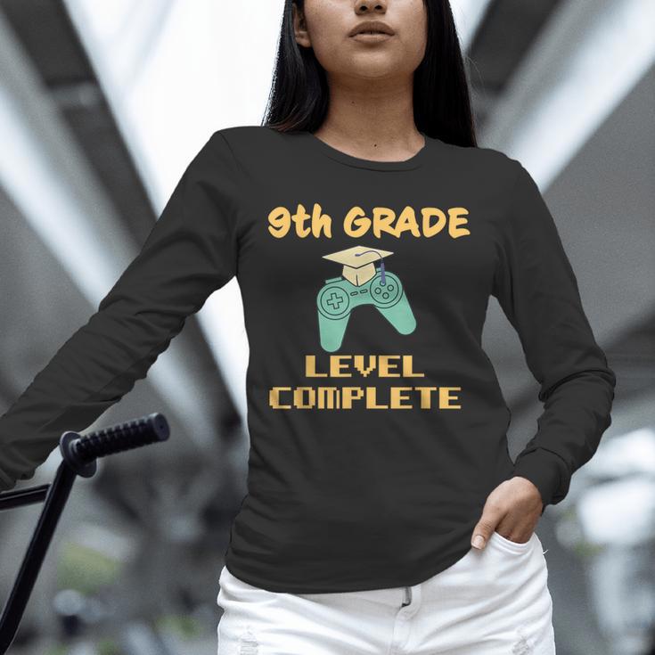 9th Grade Graduate Boys Girls Gamer Ninth Grade Graduation Unisex Long Sleeve T-Shirt