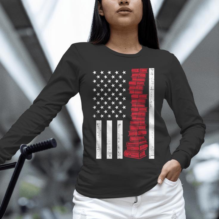 America Flag Read Book Reading Librarian Men Women Kids Unisex Long Sleeve T-Shirt America Flag Read Book Reading Librarian Men Women Kids Unisex Long Sleeve T-Shirt