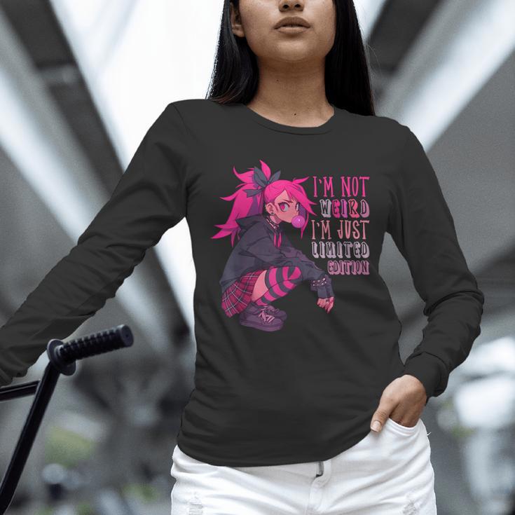 Anime Girl I'm Not Weird Just Limited Edition Introvert Goth Unisex Long Sleeve T-Shirt Anime Girl I'm Not Weird Just Limited Edition Introvert Goth Unisex Long Sleeve T-Shirt
