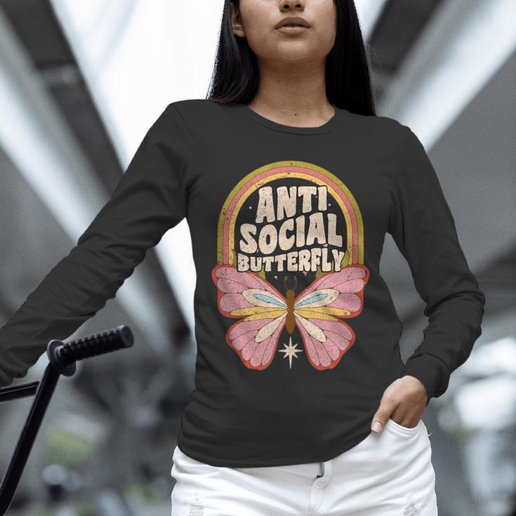Anti-Social Introvert Butterfly Lover Unisex Long Sleeve T-Shirt Anti-Social Introvert Butterfly Lover Unisex Long Sleeve T-Shirt