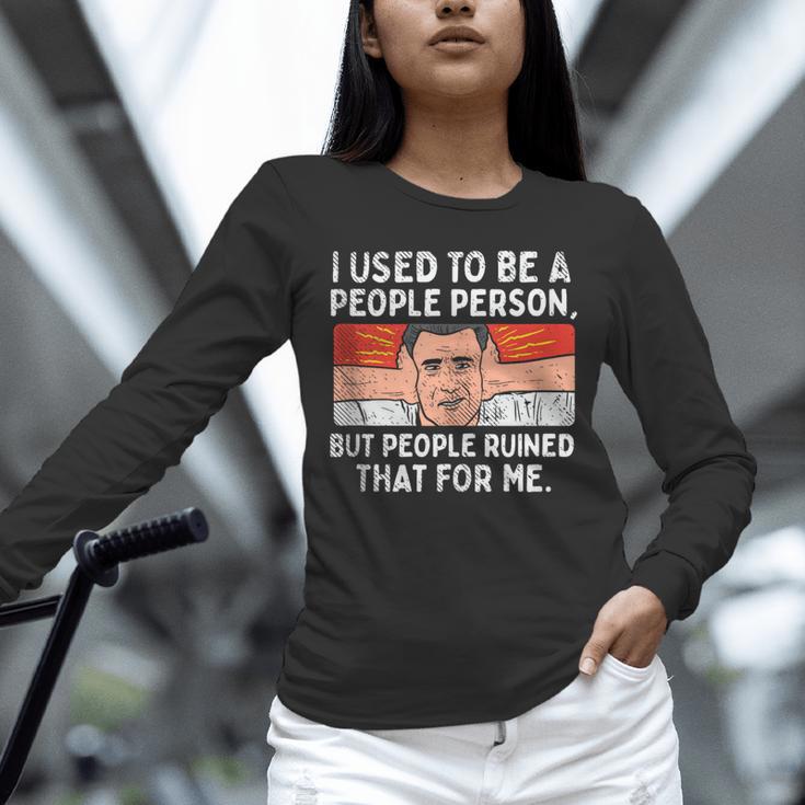 Antisocial Not A People Person Socially Selective Introvert Unisex Long Sleeve T-Shirt