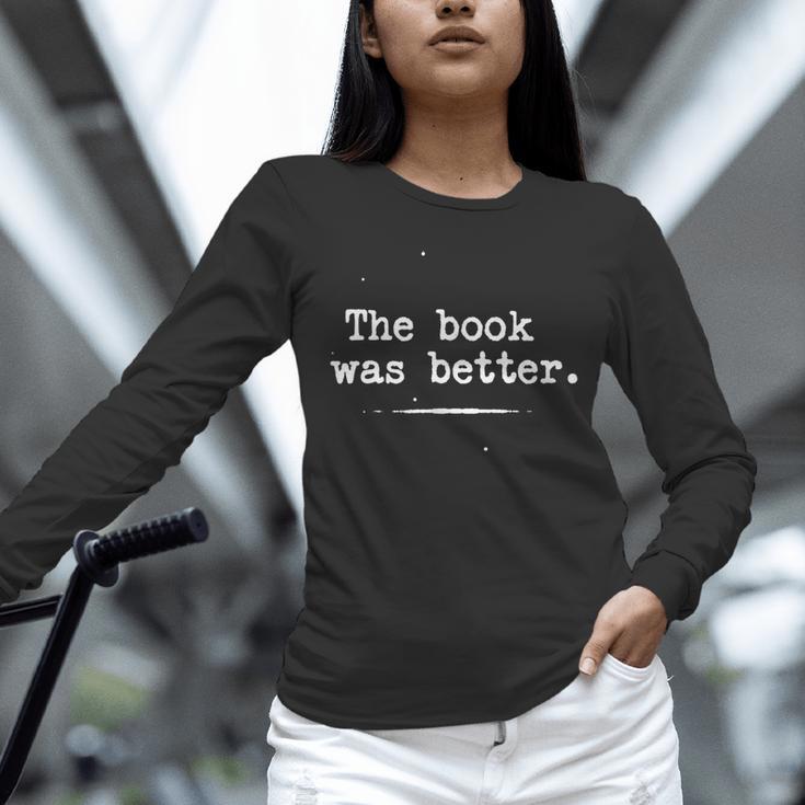Author Typewriter The Book Was Better Unisex Long Sleeve T-Shirt Author Typewriter The Book Was Better Unisex Long Sleeve T-Shirt