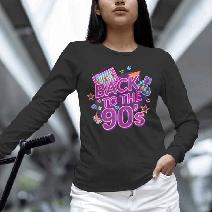 Back To The 90s Retro Nostalgia Unisex Long Sleeve T-Shirt