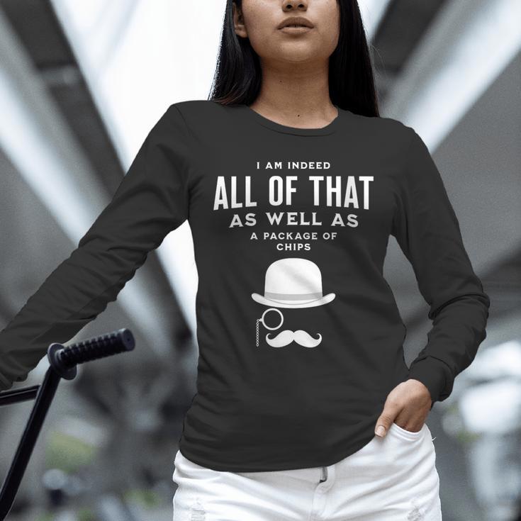 All Of That Bag Chips 1990s Nostalgia Saying British Unisex Long Sleeve T-Shirt