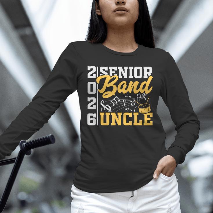 Band Senior Uncle Class Of 2026 Graduation Graduate Unisex Long Sleeve T-Shirt