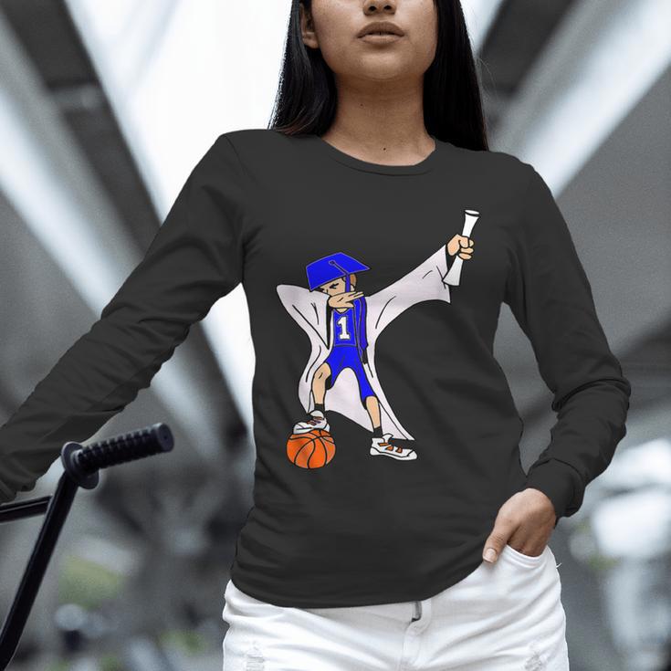 Basketball Dabbing Shirt Senior Graduation Him Her Unisex Long Sleeve T-Shirt