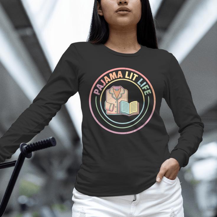 Bedtime Book Lover Reading Pajamas Unisex Long Sleeve T-Shirt Bedtime Book Lover Reading Pajamas Unisex Long Sleeve T-Shirt