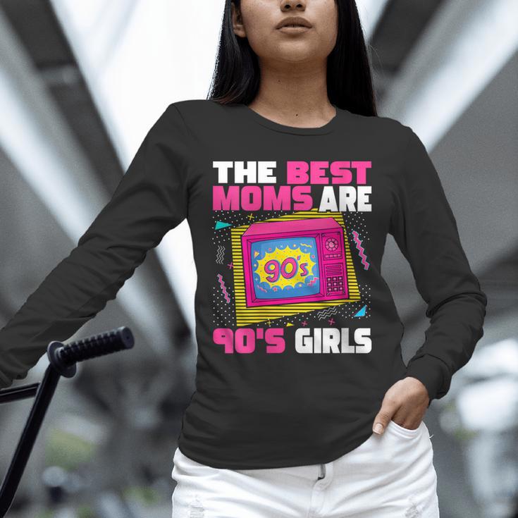 The Best Moms Are 90s Girls 90s Aesthetic Mom Nostalgia Unisex Long Sleeve T-Shirt