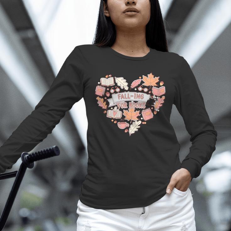 Big Book And Fall Heart Unisex Long Sleeve T-Shirt Big Book And Fall Heart Unisex Long Sleeve T-Shirt