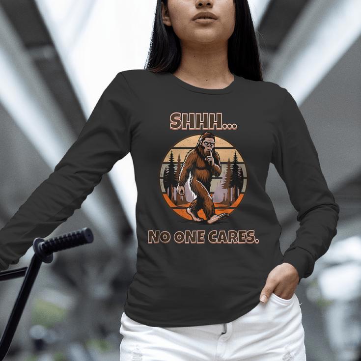 Bigfoot Sasquatch Lover Introvert Antisocial Humor Unisex Long Sleeve T-Shirt