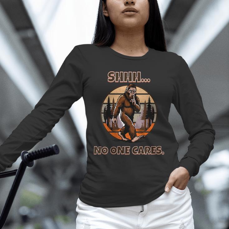 Bigfoot Sasquatch Lover Introvert Antisocial Humor Unisex Long Sleeve T-Shirt