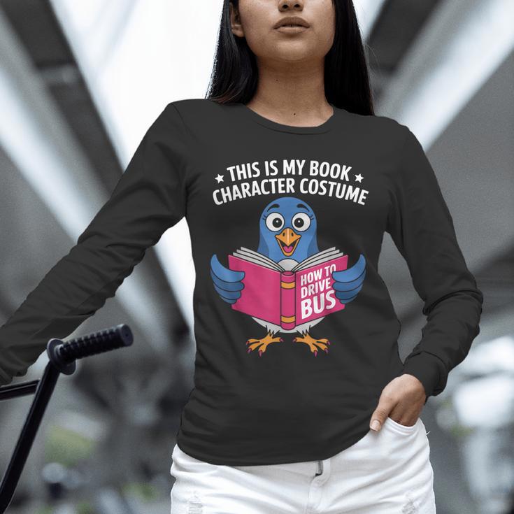 This Is My Book Character Costume Cute Pigeon Kids Reading Unisex Long Sleeve T-Shirt This Is My Book Character Costume Cute Pigeon Kids Reading Unisex Long Sleeve T-Shirt