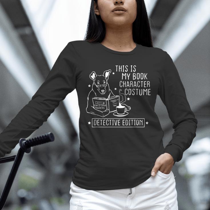 This Is My Book Character Costume Dog Reading a Book Unisex Long Sleeve T-Shirt