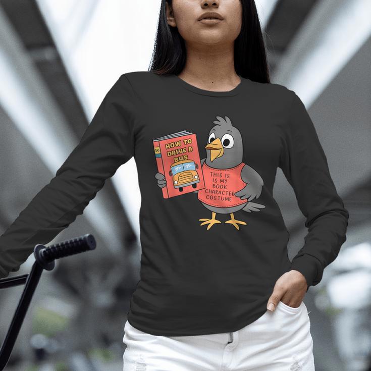 This Is My Book Character Costume- Pigeon Kids Reading Unisex Long Sleeve T-Shirt