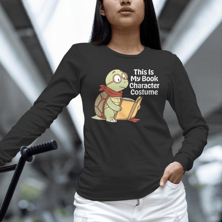 This Is My Book Character Costume Turtle Kids Reading Unisex Long Sleeve T-Shirt