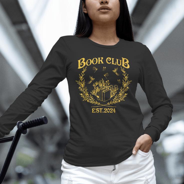 Book Club Since Reading Club EST 2024 Book Lover Social Club Unisex Long Sleeve T-Shirt