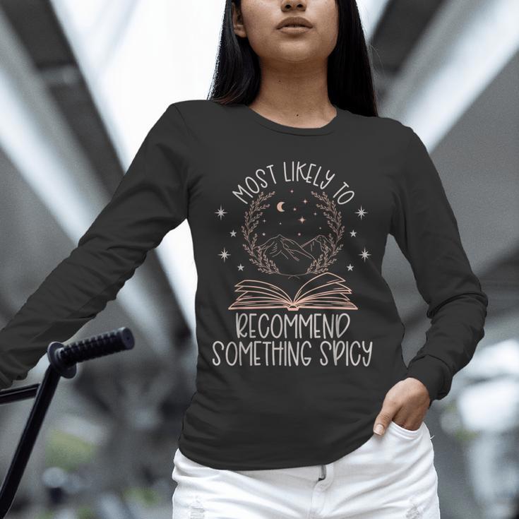 Book Club Shirts For Women Most Likely To Spicy Books Unisex Long Sleeve T-Shirt