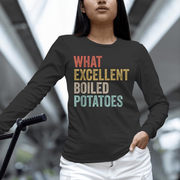 Book Lover Austen Literature What Excellent Boiled Potatoes Unisex Long Sleeve T-Shirt Book Lover Austen Literature What Excellent Boiled Potatoes Unisex Long Sleeve T-Shirt