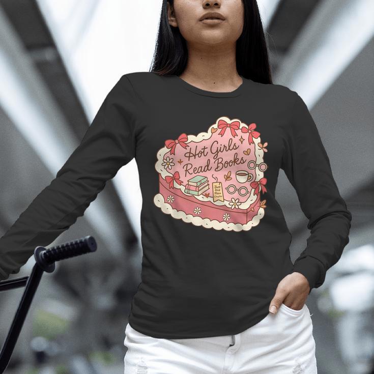 Book Lover Hot Girls Read Books Tee Unisex Long Sleeve T-Shirt