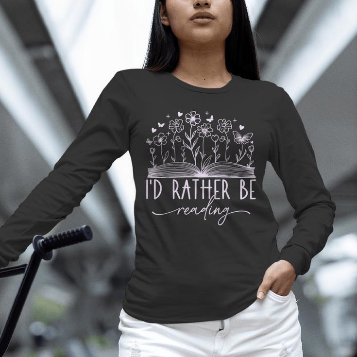 Book Lover Library Reading Bookish Literature Reader Unisex Long Sleeve T-Shirt
