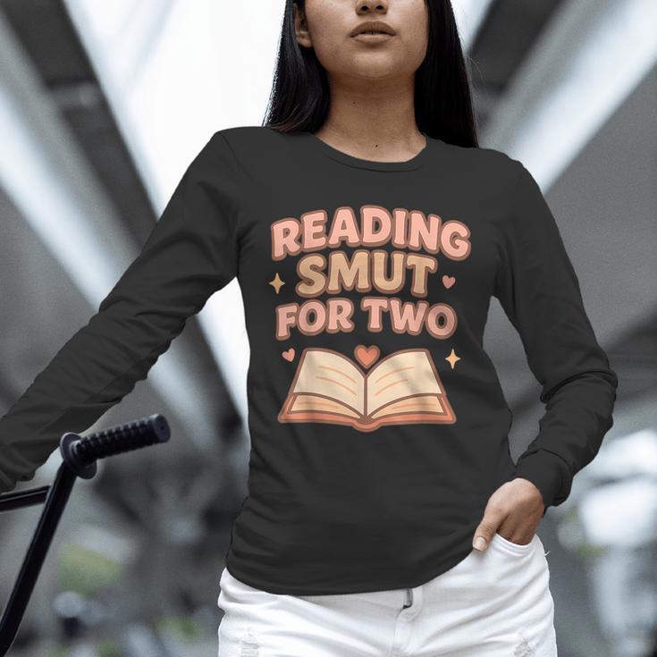 Book Lover Pregnancy Announcement Reveal Smut Unisex Long Sleeve T-Shirt