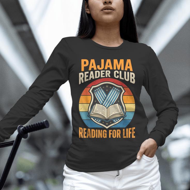 Book And Pajamas Reading Bedtime Unisex Long Sleeve T-Shirt