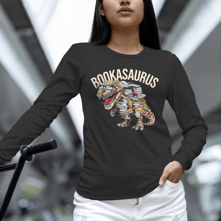 Book Reading Dinosaur T-Rex Dino Bookworm Unisex Long Sleeve T-Shirt Book Reading Dinosaur T-Rex Dino Bookworm Unisex Long Sleeve T-Shirt