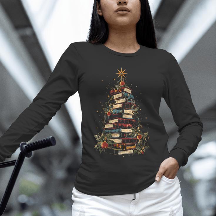 All Booked For Christmas Book Unisex Long Sleeve T-Shirt