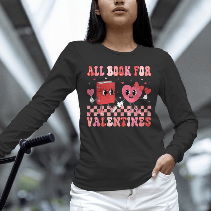 All Booked For Valentine Book Librarian Teacher Women Kids Unisex Long Sleeve T-Shirt