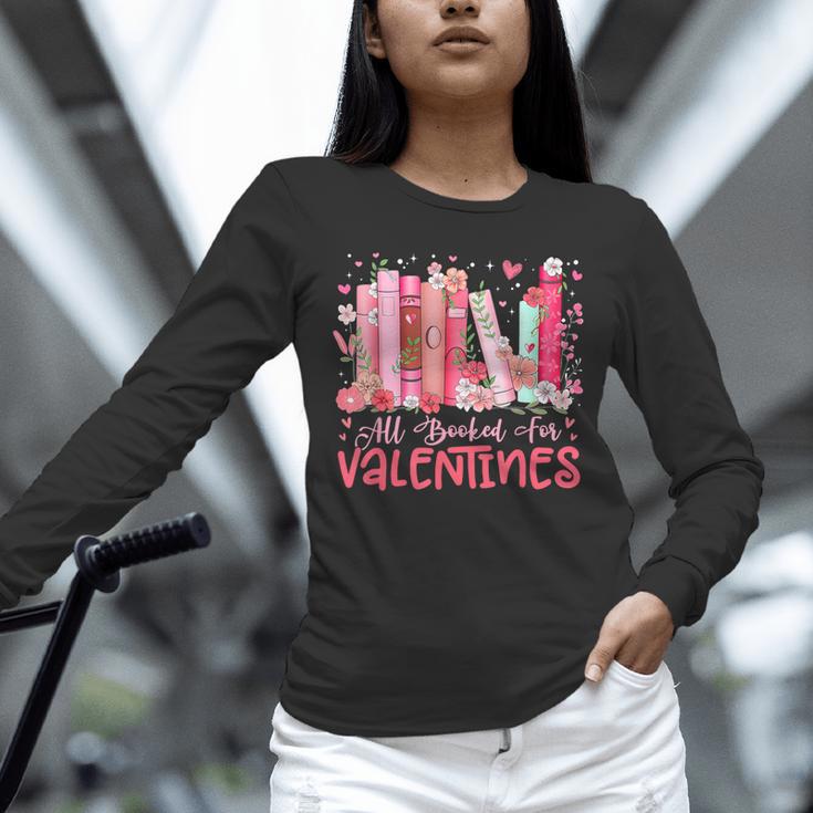All Booked For Valentine Book Reading Women Girl Teacher Unisex Long Sleeve T-Shirt All Booked For Valentine Book Reading Women Girl Teacher Unisex Long Sleeve T-Shirt