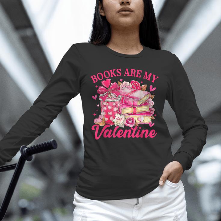Books Are My Valentine Book Lover Heart Matching Party Unisex Long Sleeve T-Shirt Books Are My Valentine Book Lover Heart Matching Party Unisex Long Sleeve T-Shirt