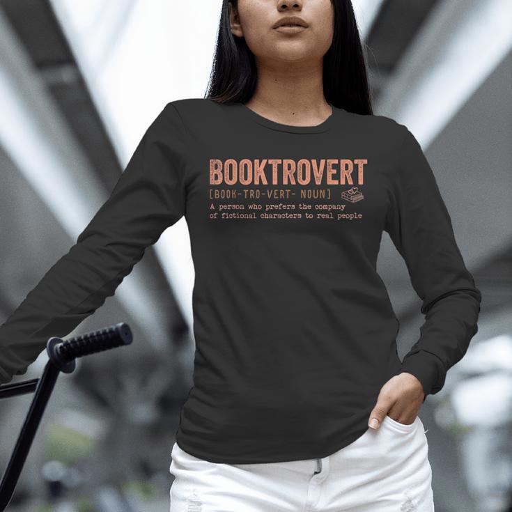 Booktrovert Definition Unisex Long Sleeve T-Shirt