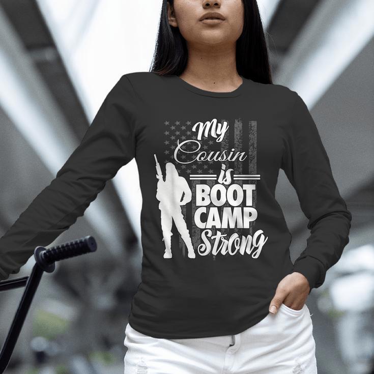 Boot Camp Graduation Military Cousin Support Tee Unisex Long Sleeve T-Shirt