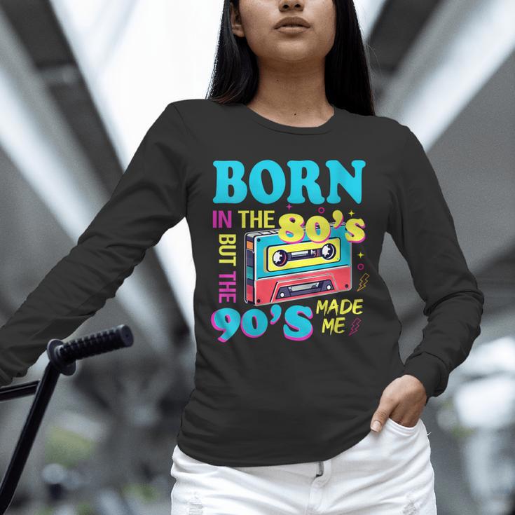 Born In The 80's But 90's Made Me Nostalgia Cassette Tape Unisex Long Sleeve T-Shirt Born In The 80's But 90's Made Me Nostalgia Cassette Tape Unisex Long Sleeve T-Shirt